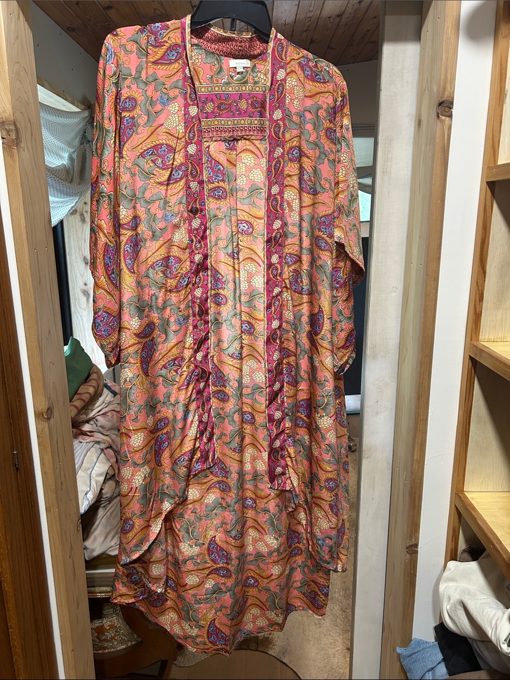 Dolma silk blend kaftan